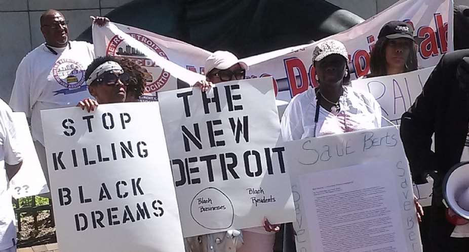 Detroit Demonstration Held To Halt Forced Removals Of African Americans