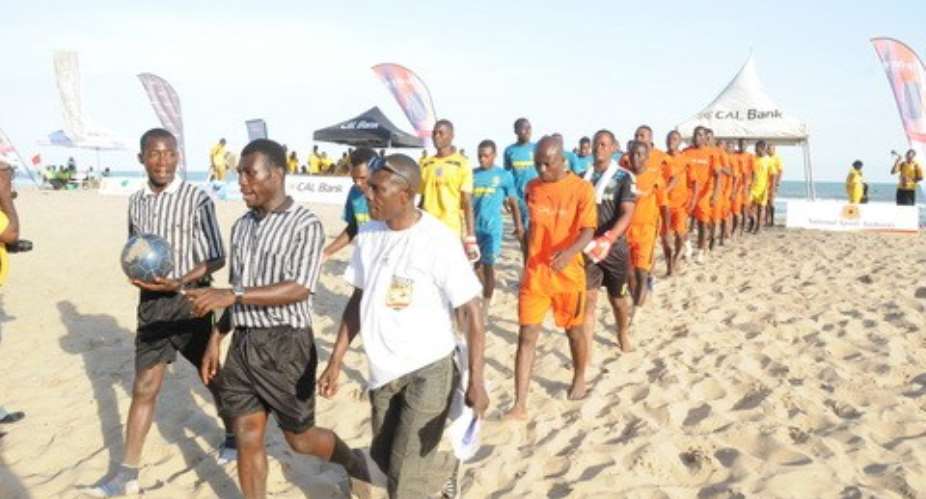 Goal-fest in Ghana Beach Soccer Leagues
