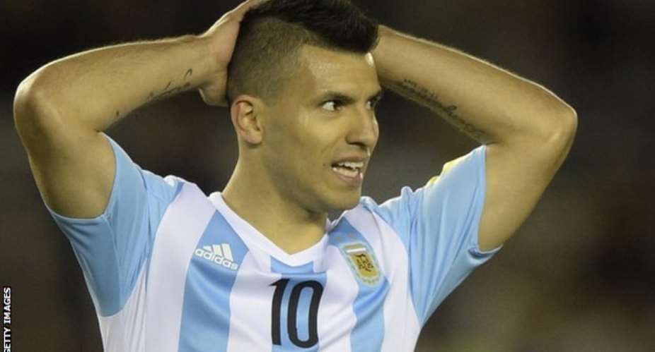 Sergio Aguero 'out for a month' with hamstring injury