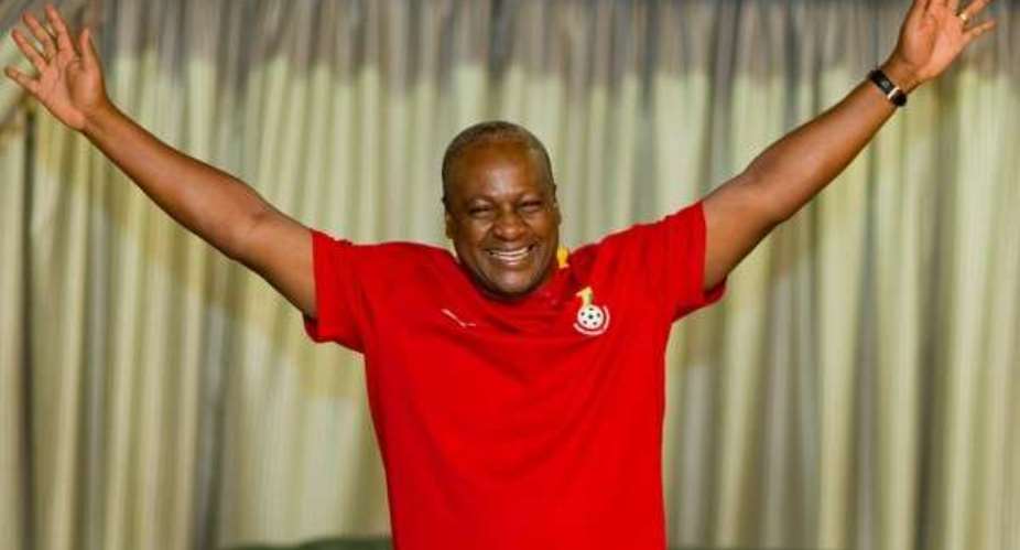 BIGGEST FAN: President Mahama urges Black Stars for victory