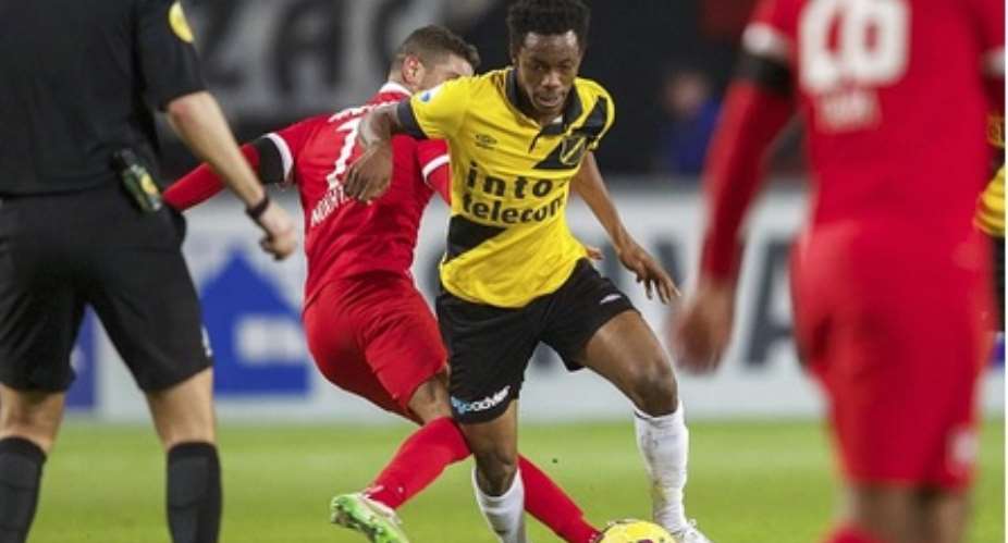 Divine Naah in action for NAC Breda
