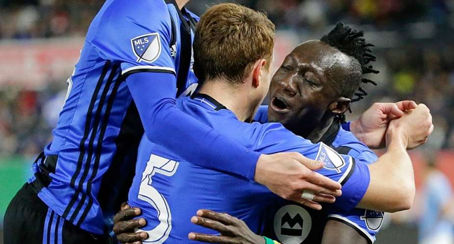 Ghanaian winger Dominic Oduro scores last-minute equaliser for Montreal Impact in MLS