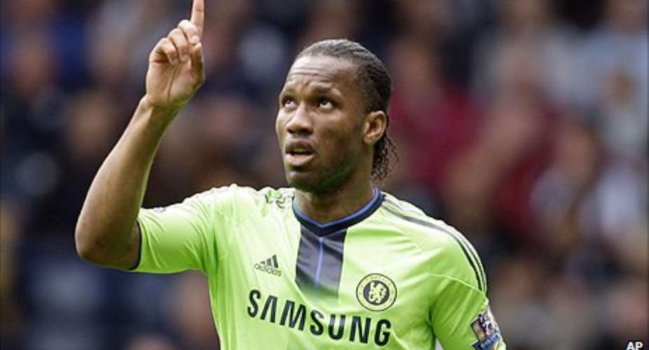 Drogba was a key factor in Chelsea's win at the Hawthorns