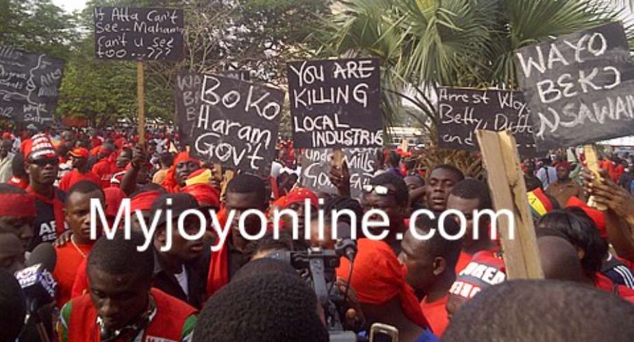Workers' demonstrations: WANEP warns of revolution in Ghana if...