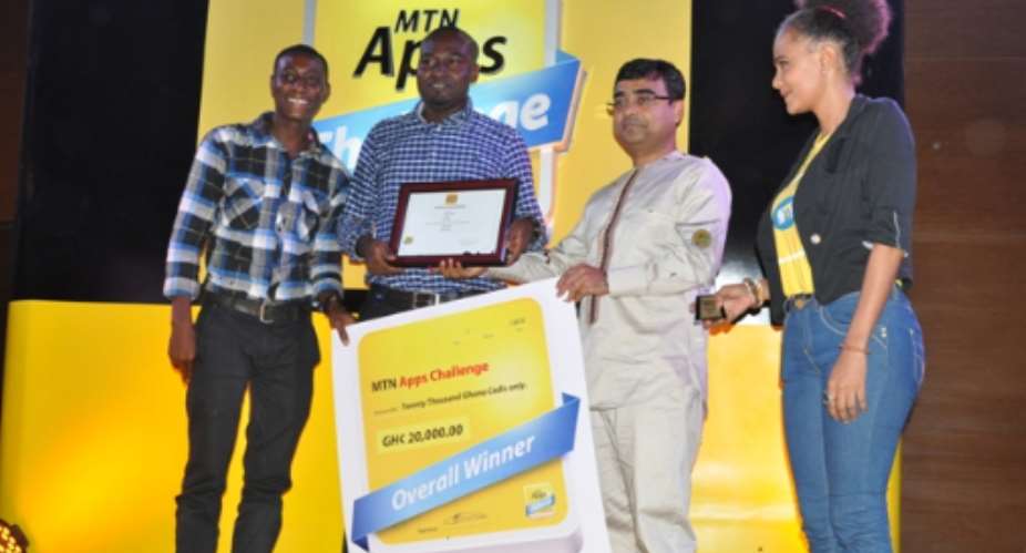 MTN awards winners of 'MTN Apps Challenge'