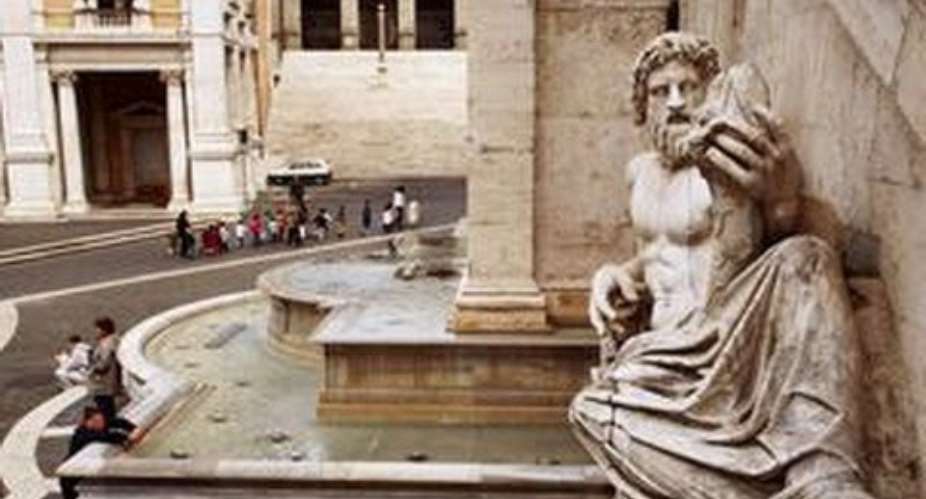Do not miss Michelangelo's magnificently harmonious Piazza del Campidoglio in Rome. Witold SkrypczakLPI