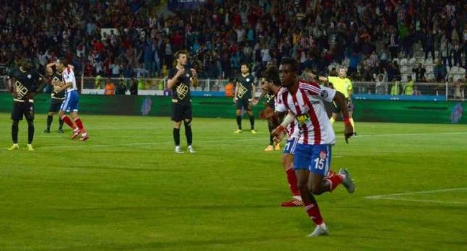 On target: John Boye marks debut with a goal for Sivasspor