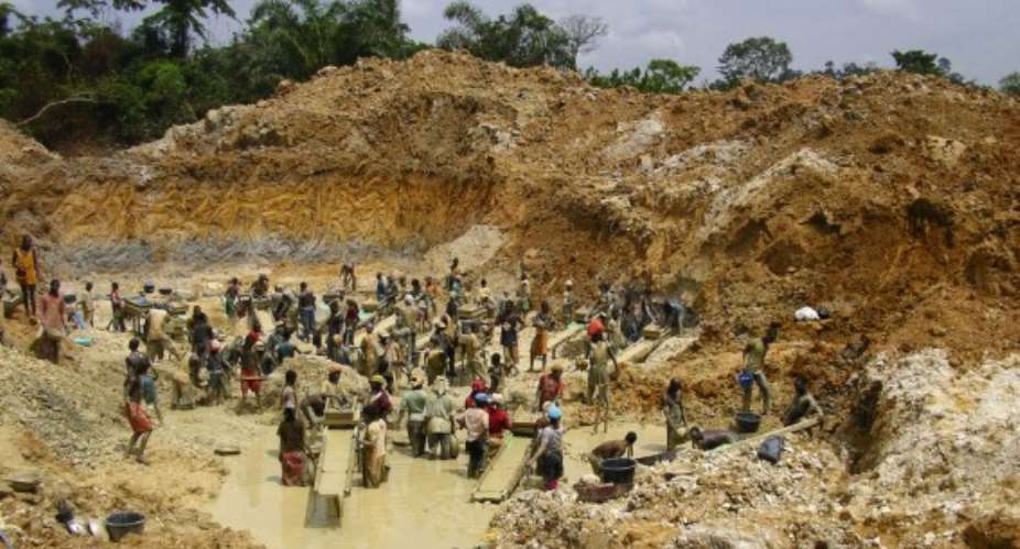 Illegal gold mining, sand winning on the ascendency in the Ahanta West District