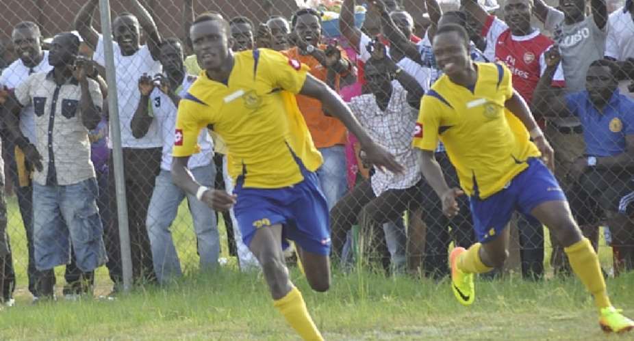 New Edubiase United celebrating