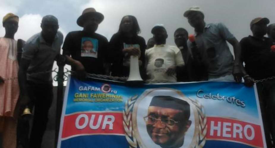 Saidi Balogun Joins Gani Fawehinmi Memorial March In Lagos