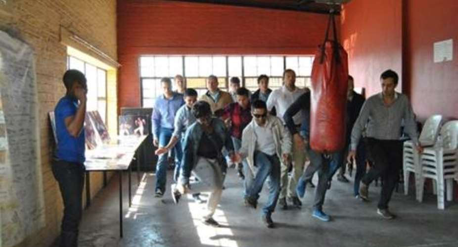Executives Head To The Townships For A Business Lesson