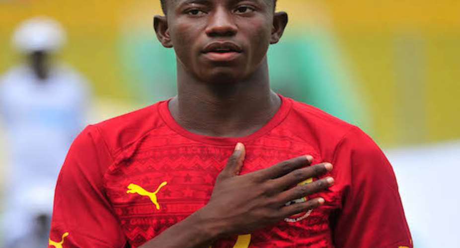 Yaw Yeboah of Ghana at African Youth Championship U-20 qualifying first leg match Christian Thompson/BackpagePix