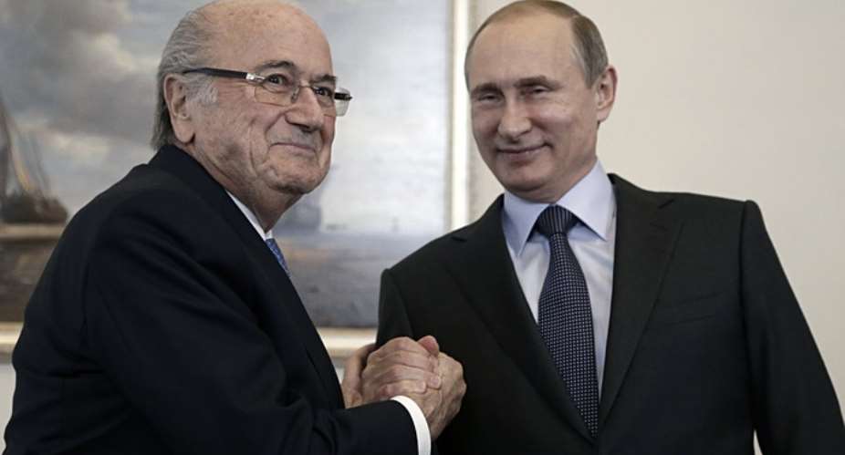 Sepp Blatter and Vladmir Putin
