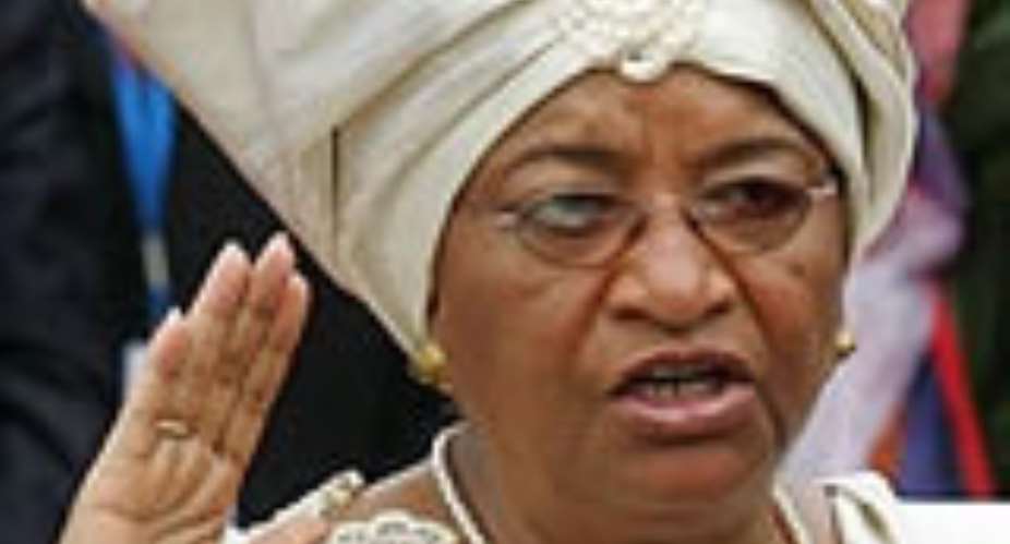 Liberian President Ellen Johnson-Sirleaf