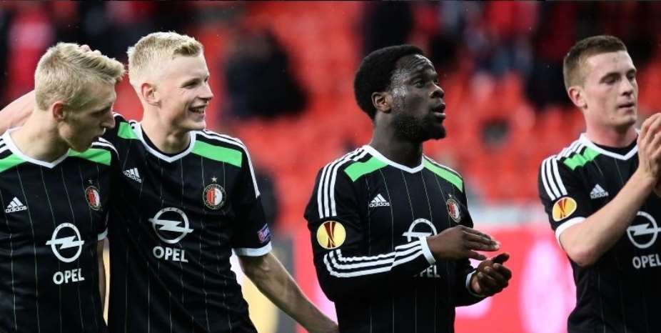 ELVIS MANU: Ghanaian attacker scores 7th goal of the season in Feyenoord dramatic loss at PSV Eindhoven