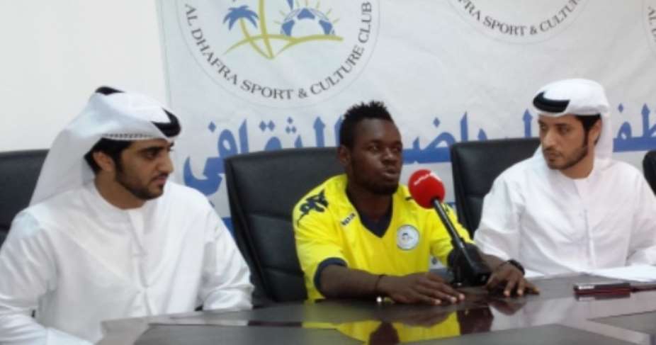 Emmanuel Clottey leaves Al Dhafra after a six-month stint