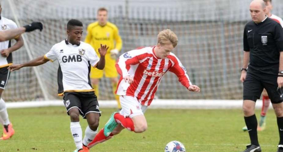 Enoch Ebo Andoh in action for Port Vale