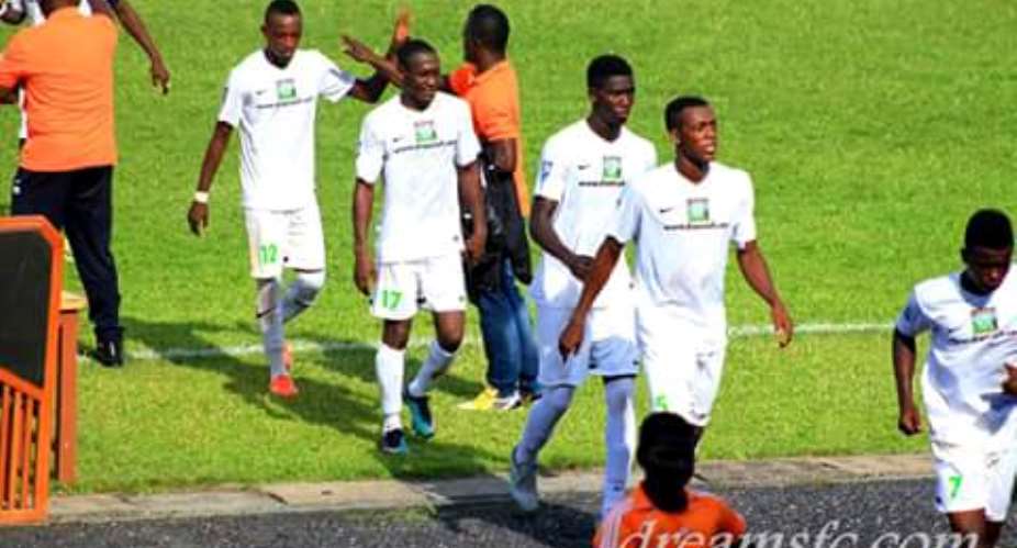 Ghana Premier League Match Report: Dreams FC 2-1 Sekondi Hasaacas - Eric Gawu's late winner completes Dreams comeback