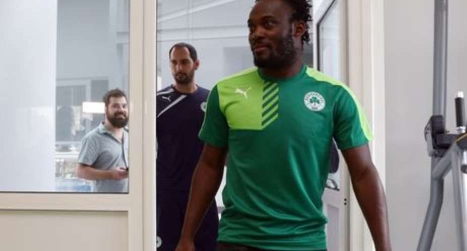 Essien reported for pre-season training at Panathinaikos early in the week