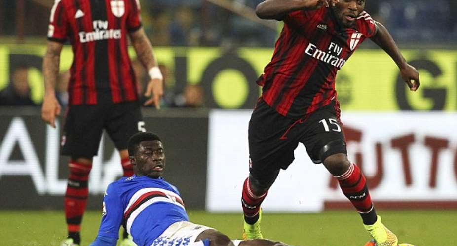 Michael Essien: AC Milan midfielder claims Man Utd missing Vidic's leadership