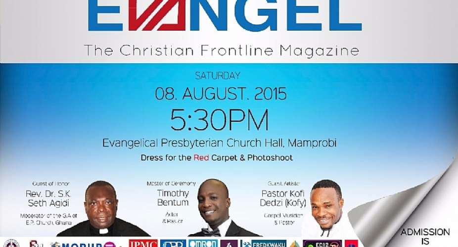Christian Lifestyle Magazine, Evangel Set To Launch This Weekend