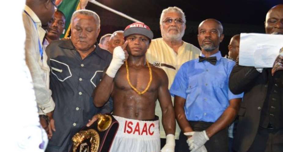 Jerry Rawlings urges Isaac Dogboe to follow in Azumah's footsteps