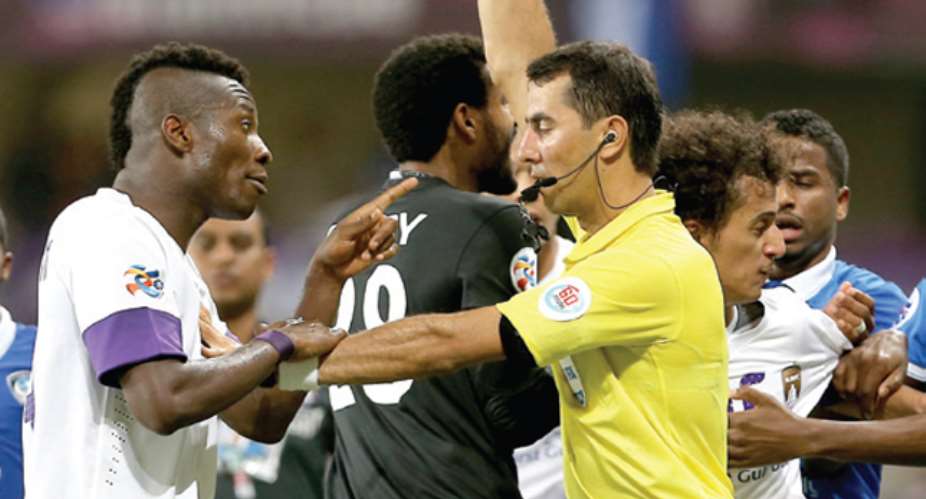 Al Ain to make call on Asamoah Gyan's racism complaint