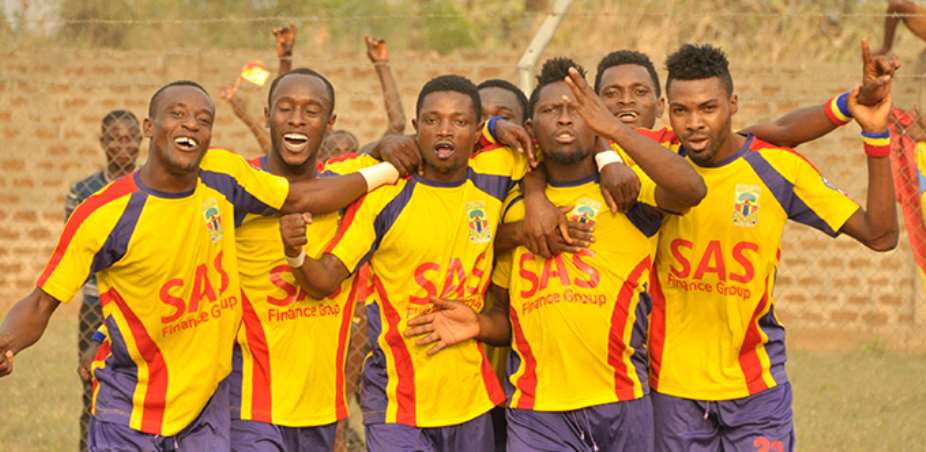 Match Report: Gilbert Fiamenyoh strikes double again for Hearts but Medeama frustrate Phobians