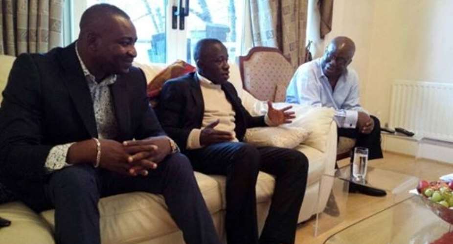 Nana Addo strategizes with Wontumi, Osei Prempeh in London