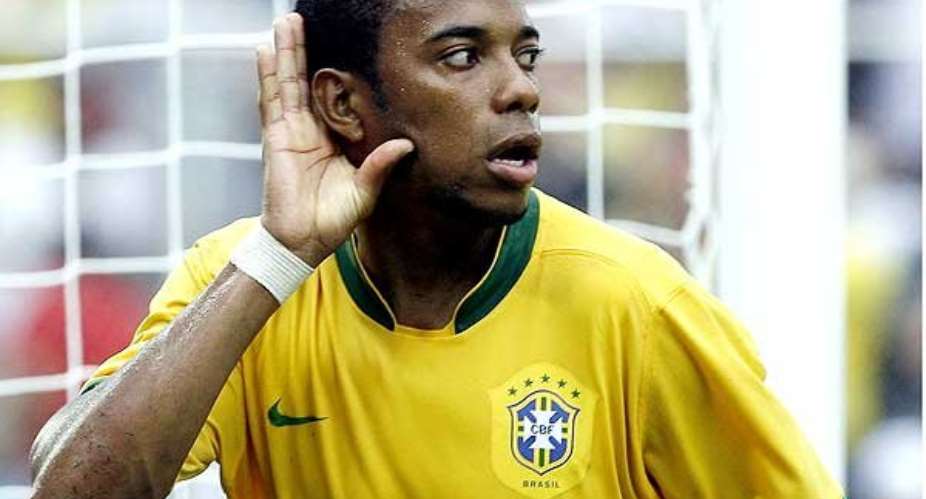 Robinho added to Brazil squad for friendlies