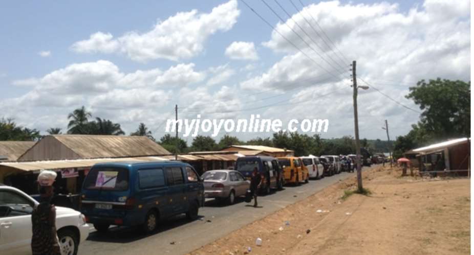 Atimpoku traffic worsens as Easter festivities set in