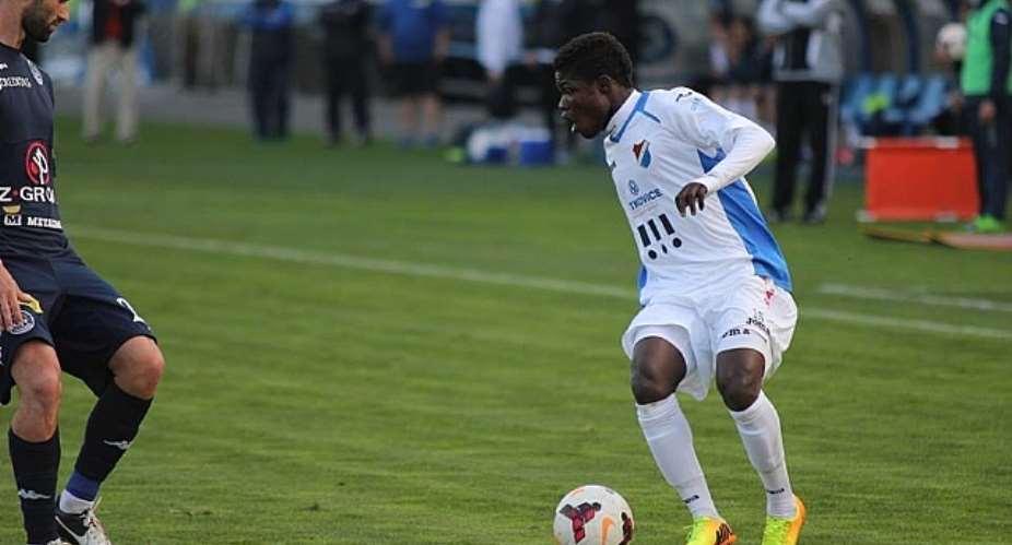 Ghana youth striker Francis Narh returns to action in Czech Republic after serving suspension