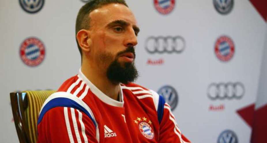 Injury blow: Franck Ribery sidelined for three Bayern Munich matches