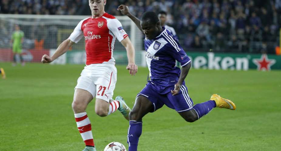 Frank Acheampong: Ghana youth winger rues Champions League loss against Arsenal