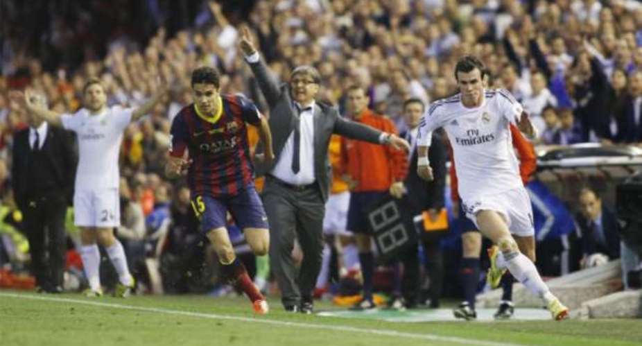 With ball at feet: Bale is the fastest player in the world