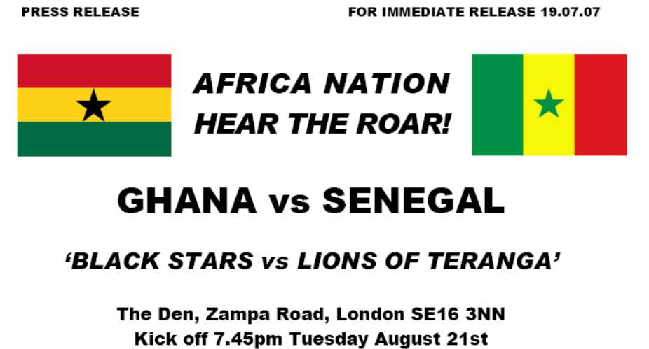 GHANA VS SENEGAL TICKET NEWS