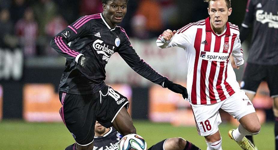 Ghana midfielder Daniel Amartey in action for FC Copenhagen