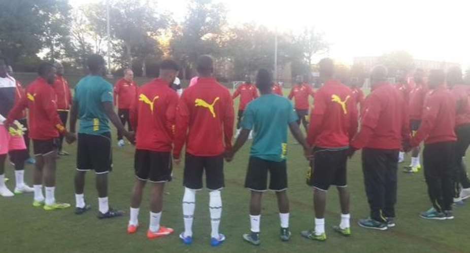 Ghana preparing for the friendly in Washington