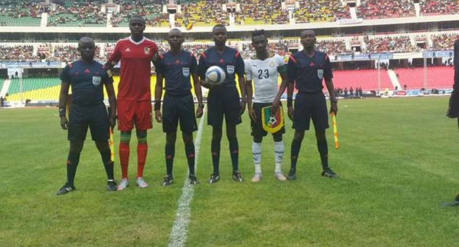 Harrison Afful started as the captain of the Black Stars in the match