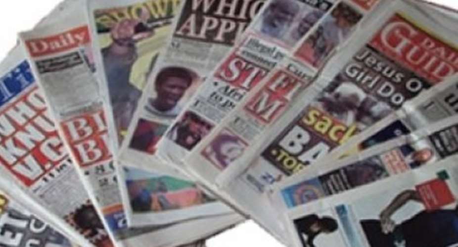 Todays front pages...