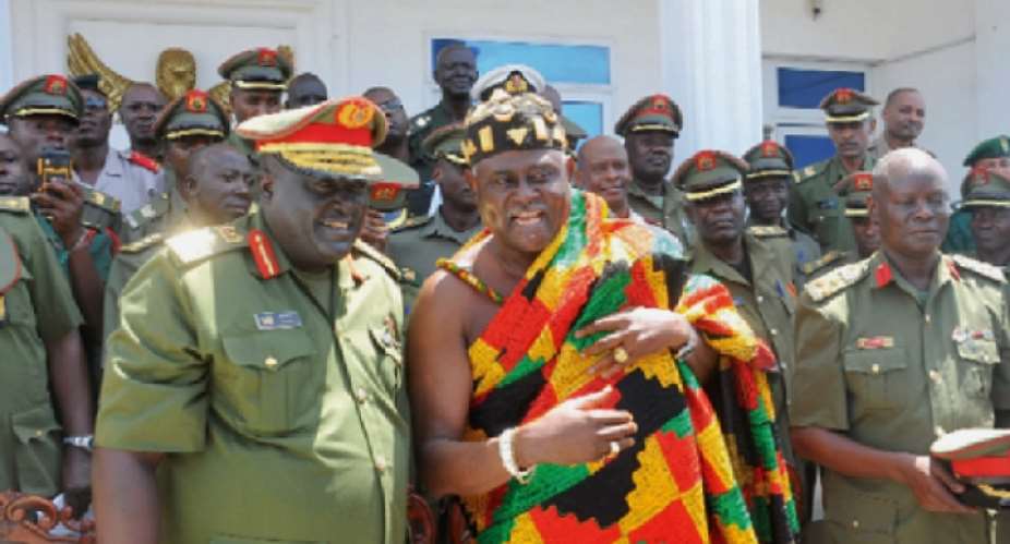 Ugandan military delegation calls on Osu Traditional Council