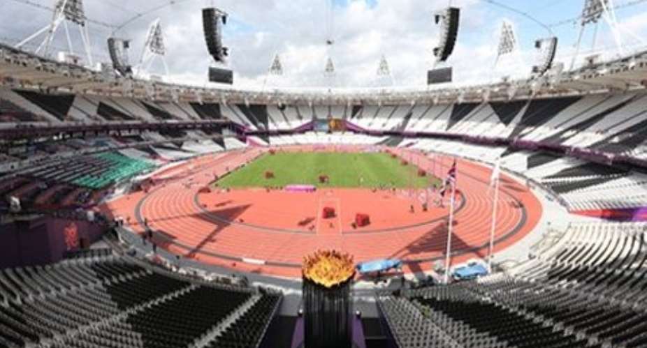 The Olympic Stadium is being used for the first time since the London 2012 opening ceremony