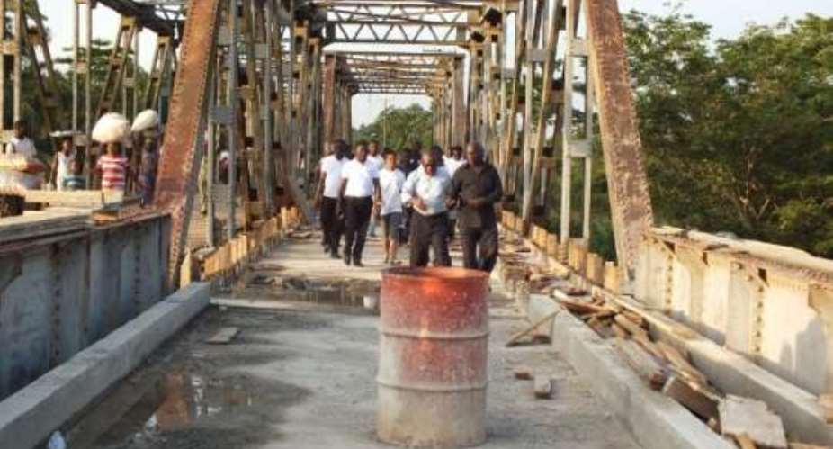 MCE inspects works on Birim Bridge