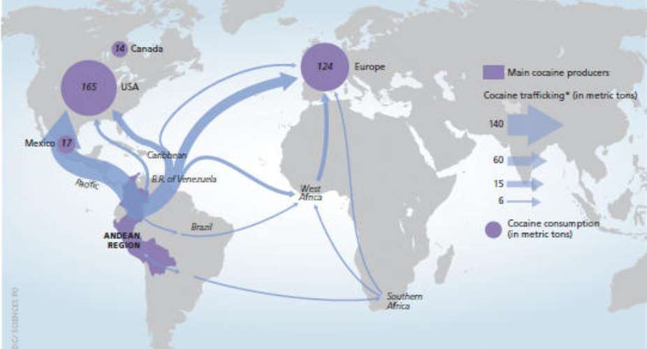 Operation targeting drug trafficking nets couriers in Latin America and Africa