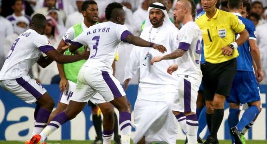 Asamoah Gyan alleges racist abuse in Al Ain's Champions League exit