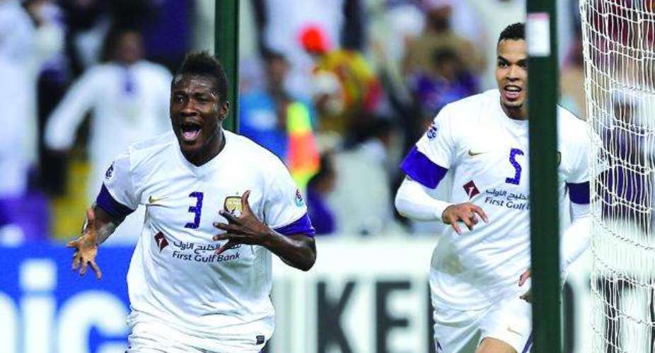 Goal machine: Gyan scores again in Al Ain triumph
