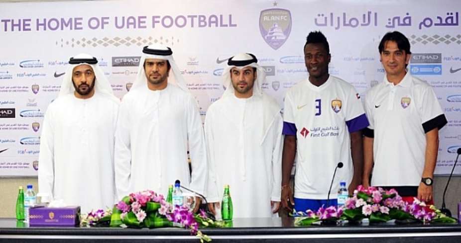 Breaking News: Ghana striker Asamoah Gyan extends Al Ain deal, to remain in UAE until 2018