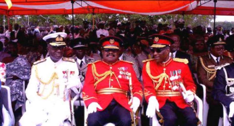 Kufour Retires Top Military Brass & Appoints New Ones