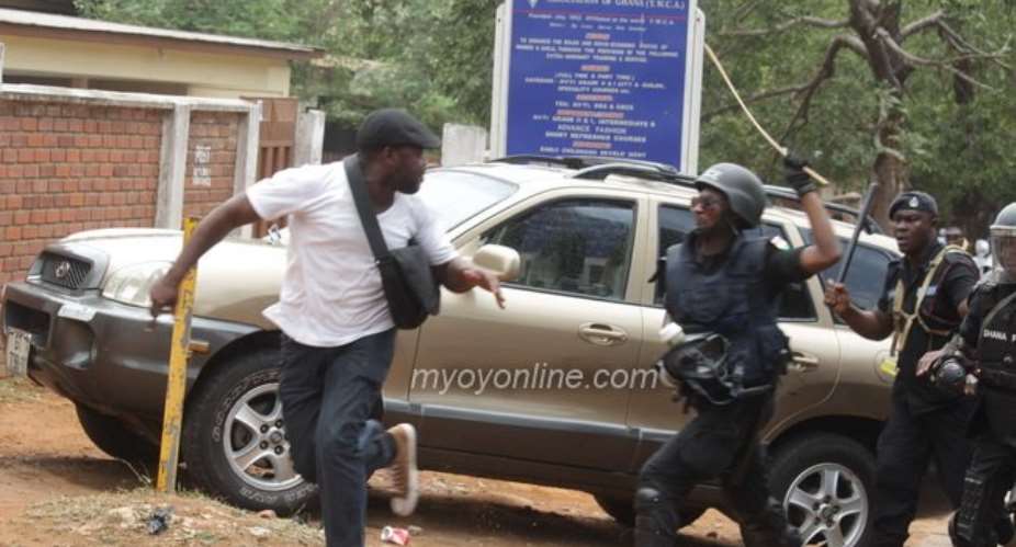 Why Are The Ghana Police Assaulting Peaceful Demonstrators?