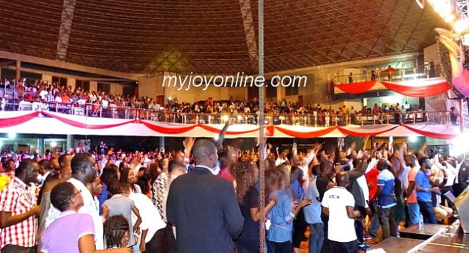 Gospel music giants at 2014 Airtel Adom Praiz show class